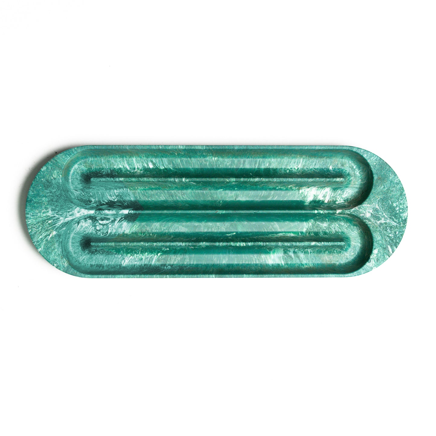 LOOP Marbled Pen Tray- Green