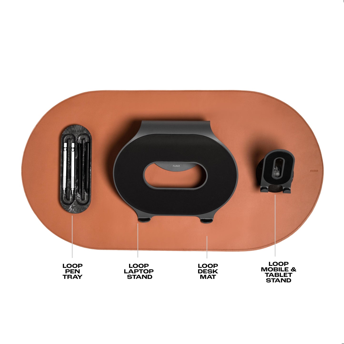 NUMIN LOOP DESK SET - GRAPHITE
