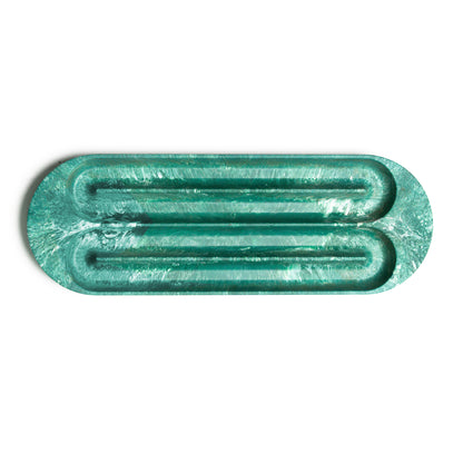LOOP Marbled Pen Tray- Green