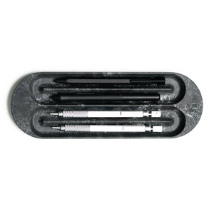 LOOP Marbled Pen Tray- Graphite