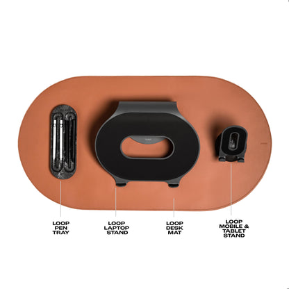 NUMIN LOOP DESK SET - GRAPHITE